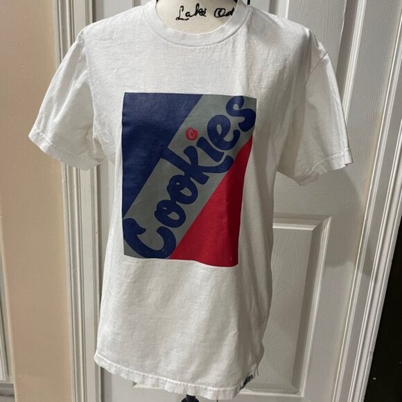 Y2K RETRO T-SHIRT COOKIES ERRYBODY EATS 100%COTTON MADE IN USA SIZE MEDIUM - Picture 2 of 11